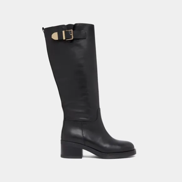 Bottes hautes à boucles