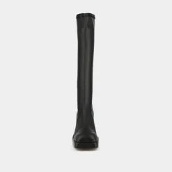 Bottes hautes à bouts carrés