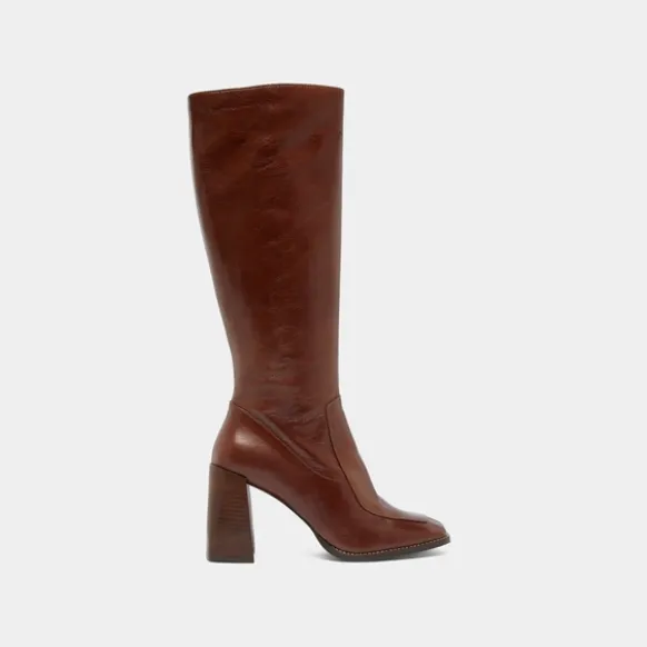Bottes hautes à bouts carrés
