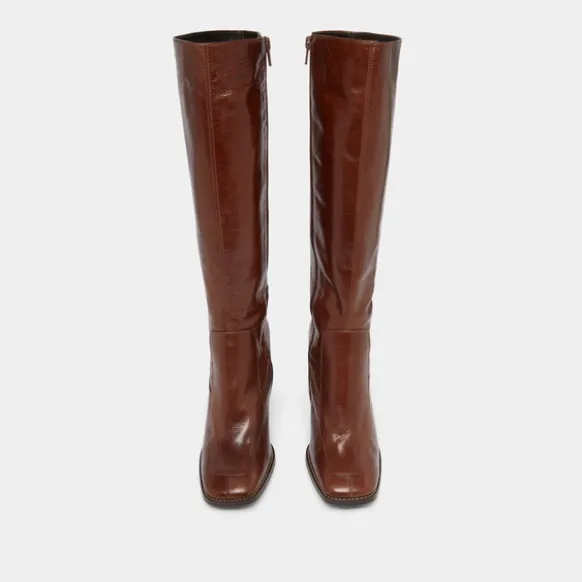 Bottes hautes à bouts carrés