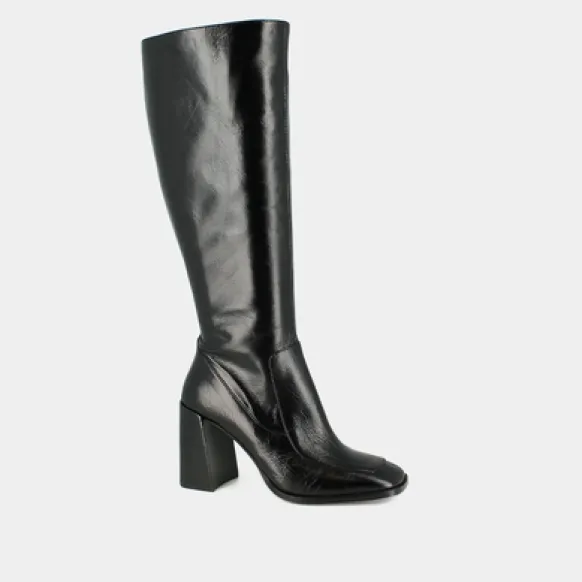 Bottes hautes à bouts carrés
