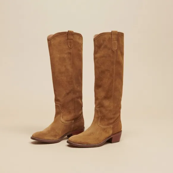 Bottes hautes à bouts ovales