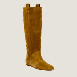 Bottes hautes à bouts ronds