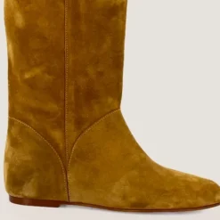 Bottes hautes à bouts ronds