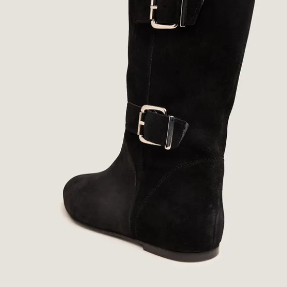 Bottes hautes à sangles