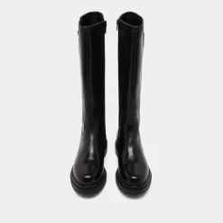 Bottes hautes à semelles crantées et bou...