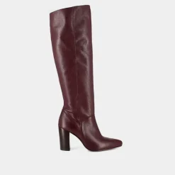 Bottes hautes à talons et bouts pointus
