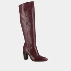 Bottes hautes à talons et bouts pointus
