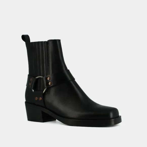 Bottines à boucles