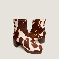 Bottines à bouts carrés