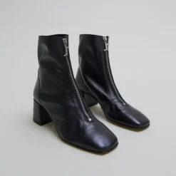 Bottines à fermetures éclairs avant