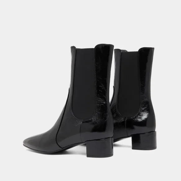 Bottines à larges élastiques