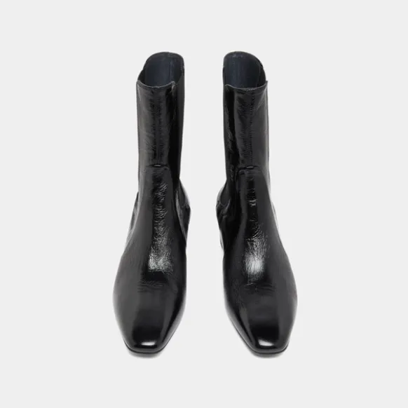 Bottines à larges élastiques