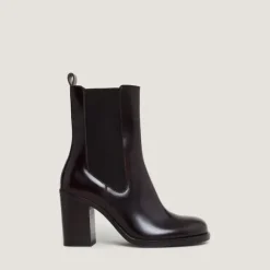 Bottines à élastiques et bouts arrondis