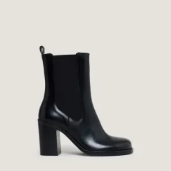 Bottines à élastiques et bouts arrondis
