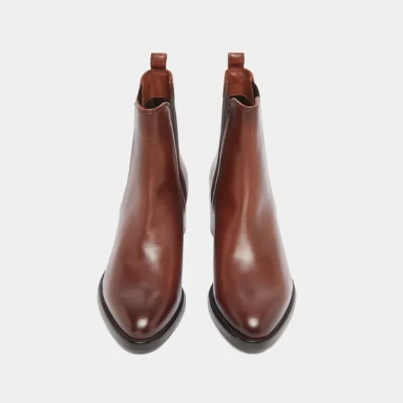 Bottines à élastiques triangulaires