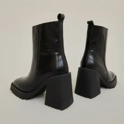 Bottines à semelles crantées et bouts ca...