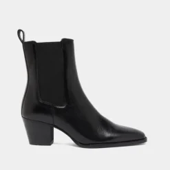Bottines à talons biseautés et bouts poi...
