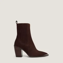 Bottines à talons et à fronces