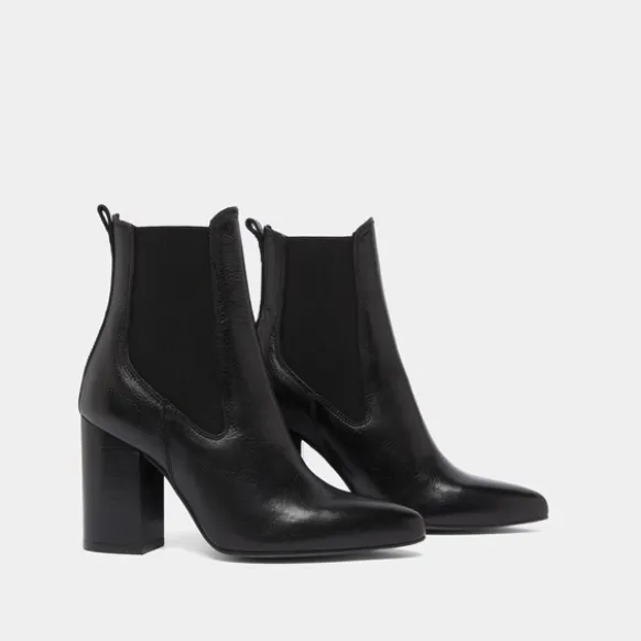 Bottines à talons et bouts pointus