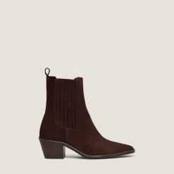 Bottines à talons et fronces