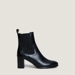 Bottines à talons et élastiques