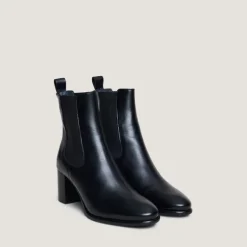Bottines à talons et élastiques