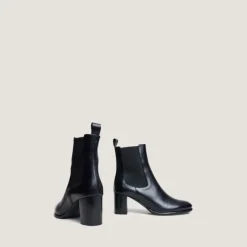 Bottines à talons et élastiques