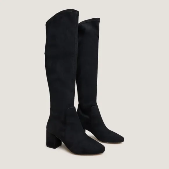 Cuissardes à petits talons