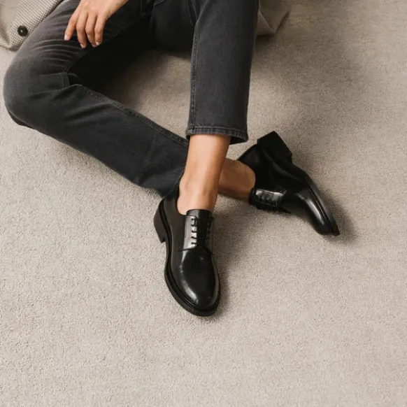 Derbies en cuir