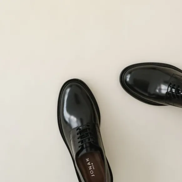 Derbies en cuir