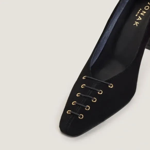 Escarpins à détail avant