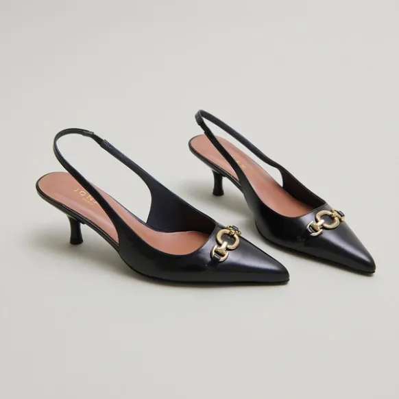 Escarpins à mors dorés