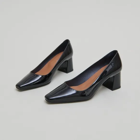 Escarpins à talons recouverts
