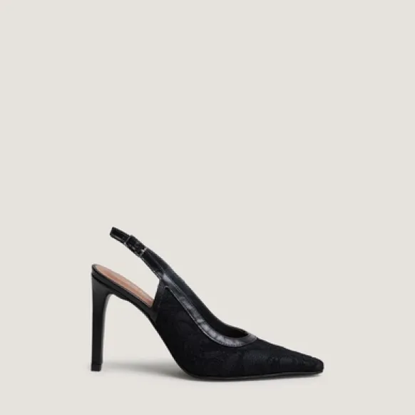 Escarpins slingbacks à bouts pointus
