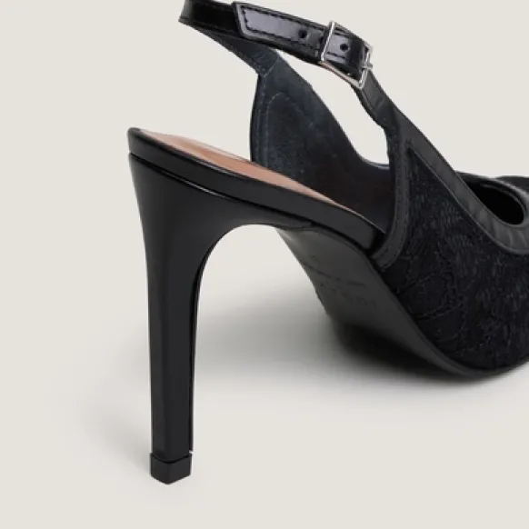 Escarpins slingbacks à bouts pointus