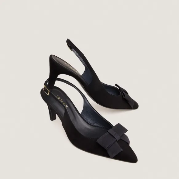 Escarpins slingbacks à détail avant