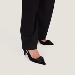 Escarpins slingbacks à détail avant