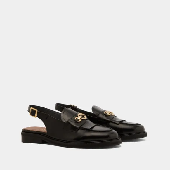 Mocassins à bouts arrières ouverts