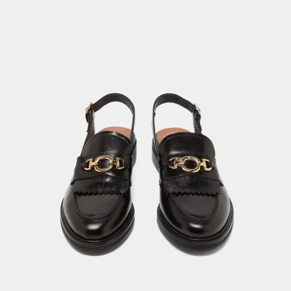 Mocassins à bouts arrières ouverts