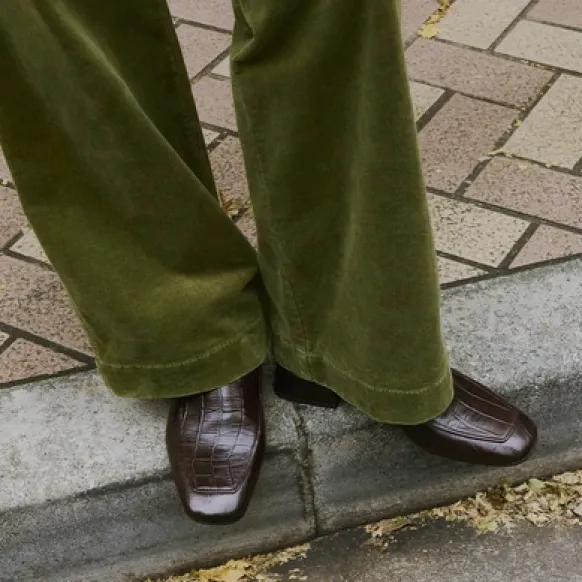 Mocassins à bouts arrondis