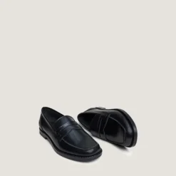 Mocassins à bouts carrés