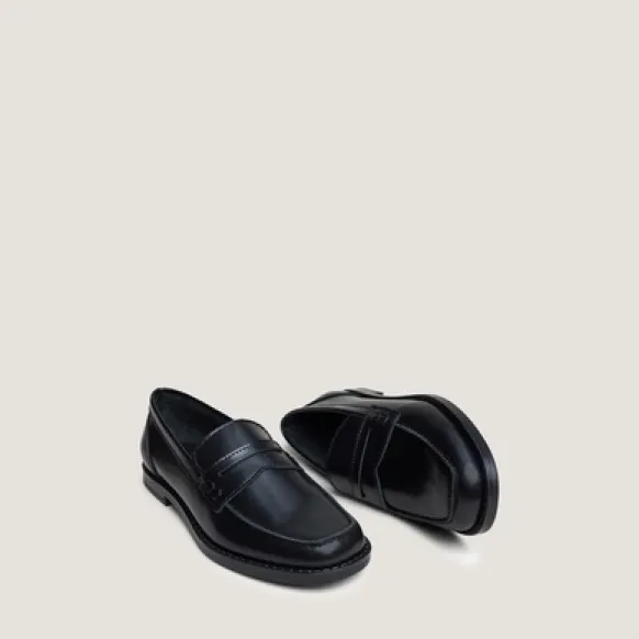 Mocassins à bouts carrés