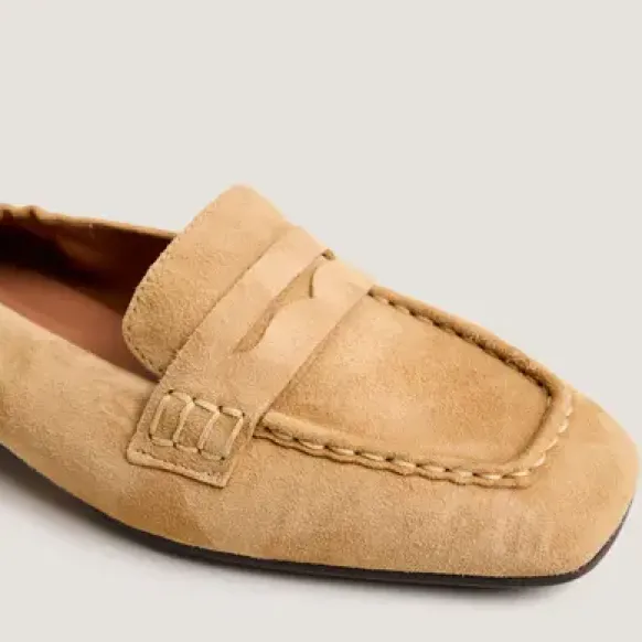 Mocassins à bouts carrés