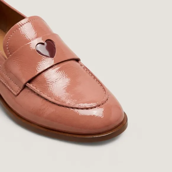 Mocassins à bouts ronds et cœurs