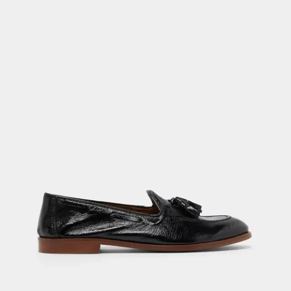 Mocassins à bouts ronds et pompons