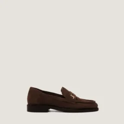 Mocassins à bouts ronds et monogrammes