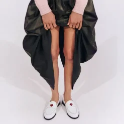 Mocassins à bouts ronds et cœurs