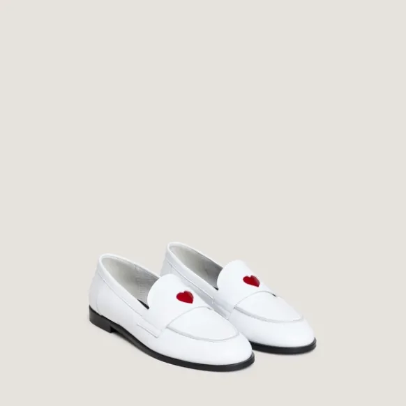 Mocassins à bouts ronds et cœurs
