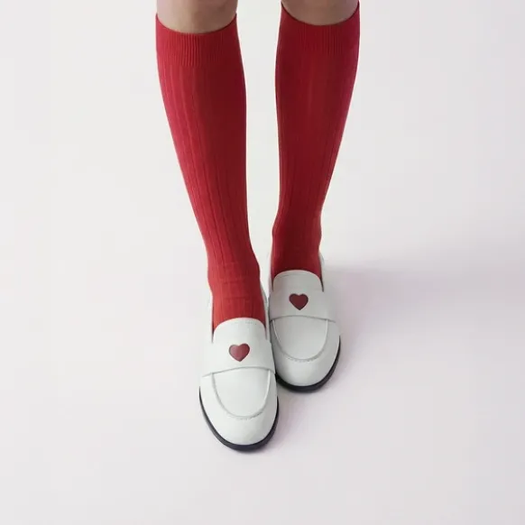 Mocassins à bouts ronds et cœurs